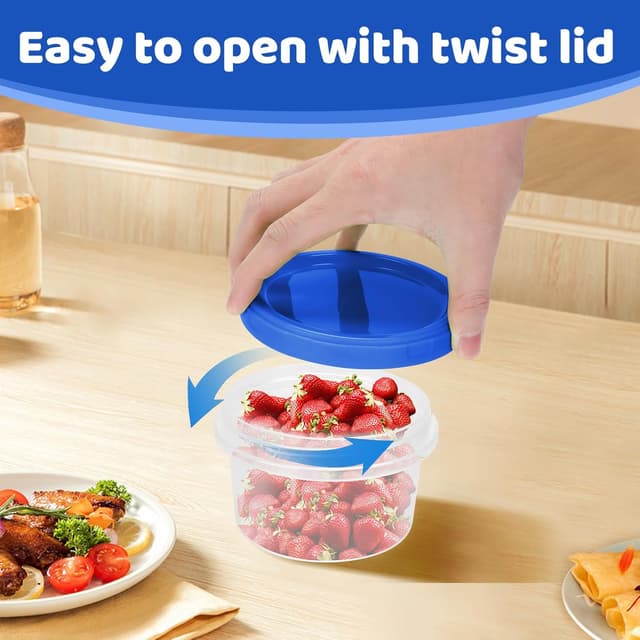Thumbnail 5 de Ultra Thick Freezer Storage Containers 16 oz