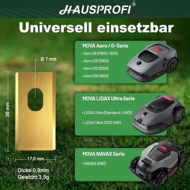 Detalle 2 de HAUSPROFI Titan Ersatzklingen 60% langlebiger