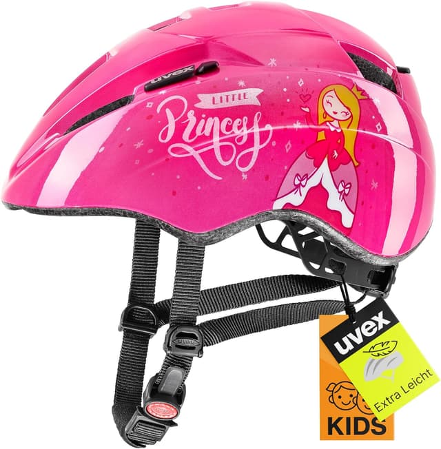 Detalle de uvex Kid 2 Kinder-Fahrradhelm – leichter Schutz mit IAS Größenanpassung