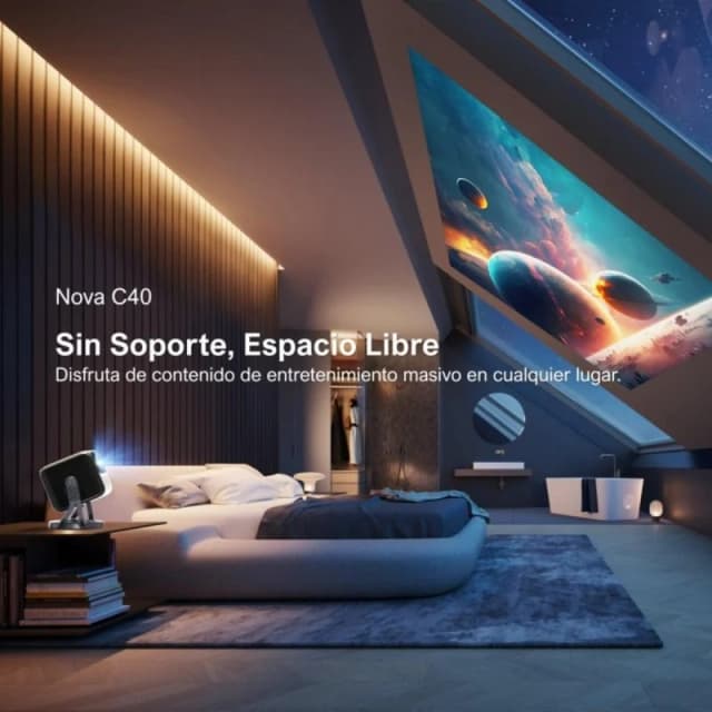 Detalle 2 de Ultimea Nova C40 proyector 4K 600 ANSI lúmenes