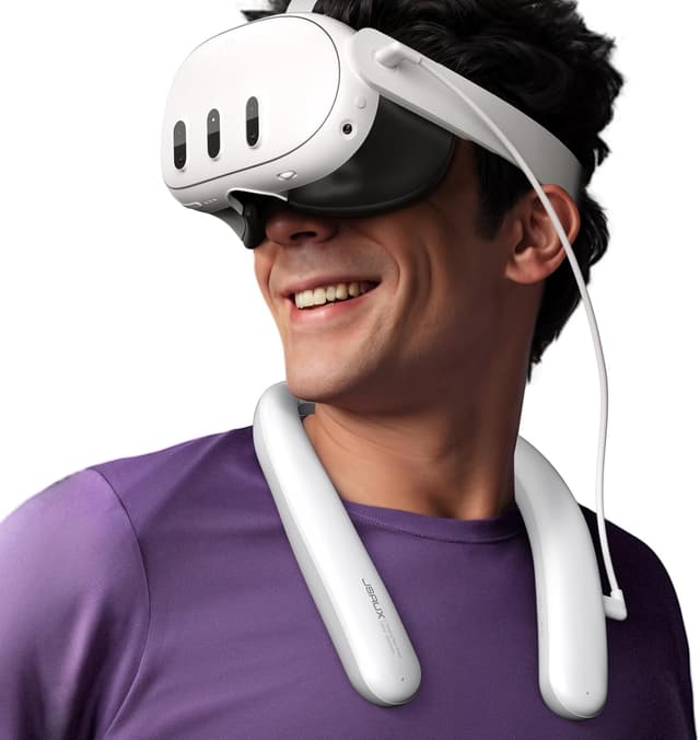 Detalle de JSAUX 10,000mAh battery pack for Oculus Quest 3/Quest 2 with infrared function