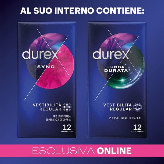 Thumbnail 2 de Durex Mix Performance 24 preservativi
