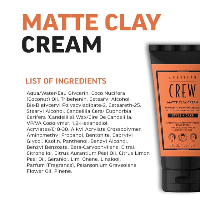 Detalle de AMERICAN CREW Matte Clay Cream 150 ml
