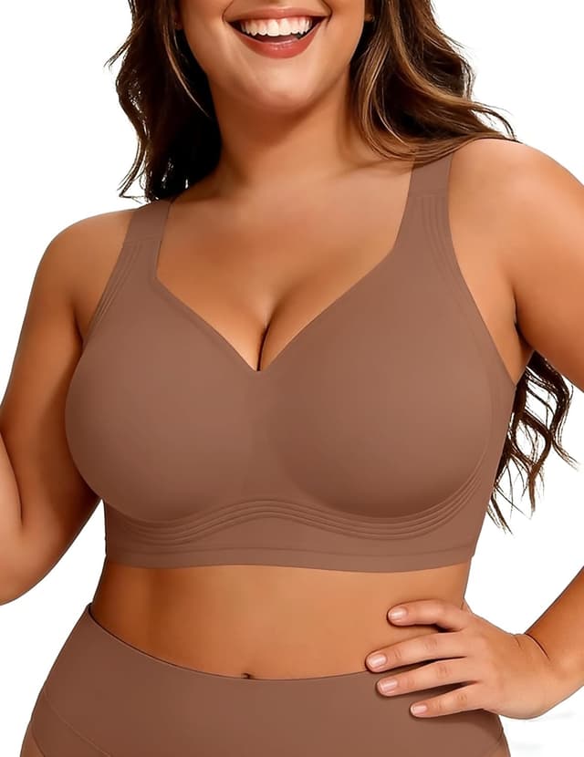Detalle de PoseFree Seamless Wireless Bra 5-Row Closure