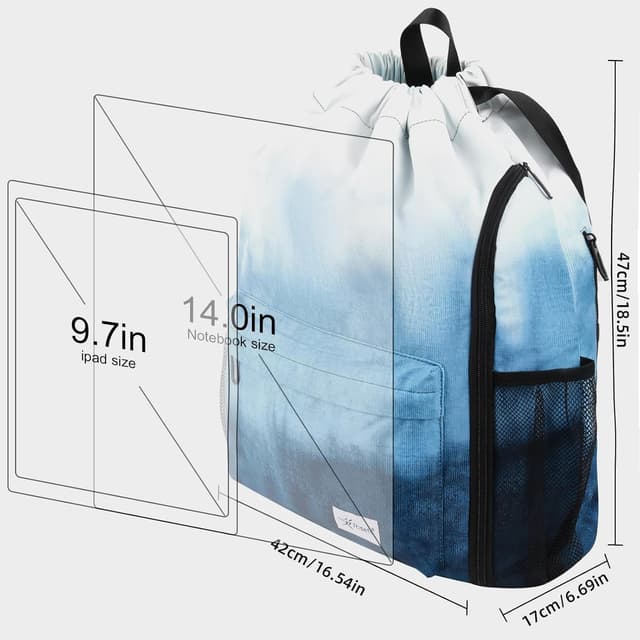 Thumbnail 6 de Risefit Waterproof Swim Drawstring Bag