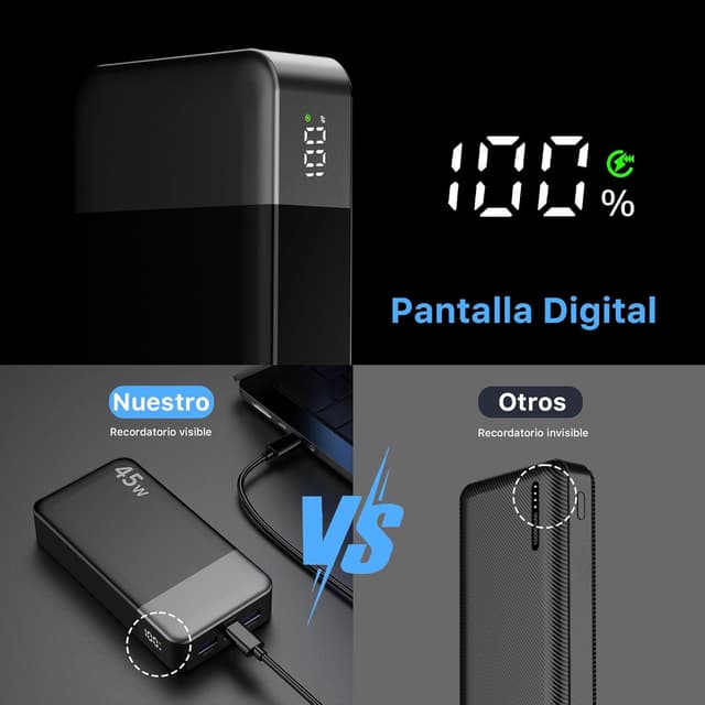 Thumbnail 5 de NOBIS Bateria Externa Movil 20000mAh 45W