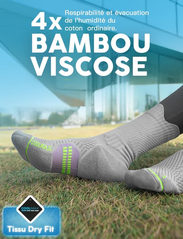 Thumbnail 2 de Chaussettes compression course Juclise 15-20 mmHg