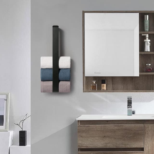 Detalle de Handtuchhalter ohne Bohren 42 cm Edelstahl