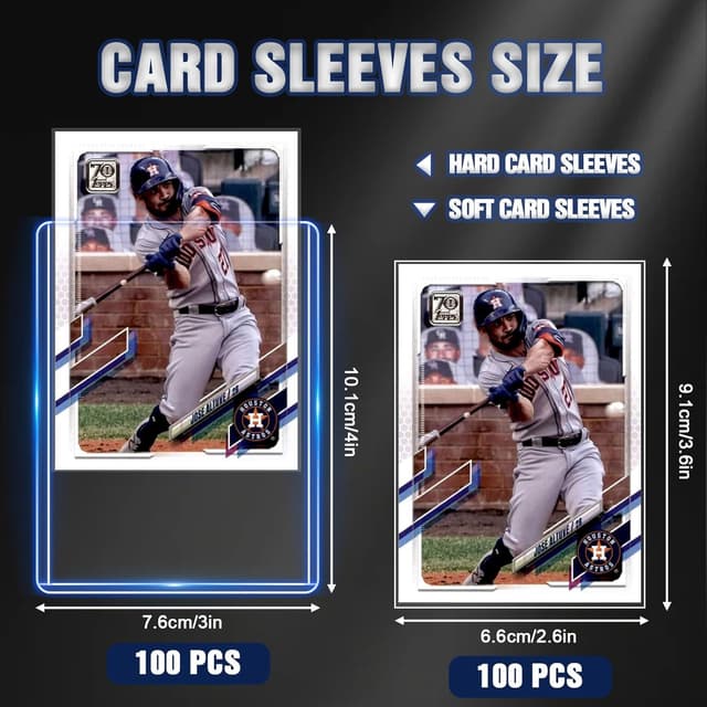 Thumbnail 1 de WAIZHIUA 200-piece card sleeves set