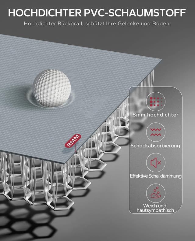 Thumbnail 2 de HAPBEAR Yogamatte XXL 213×152 cm 🧘