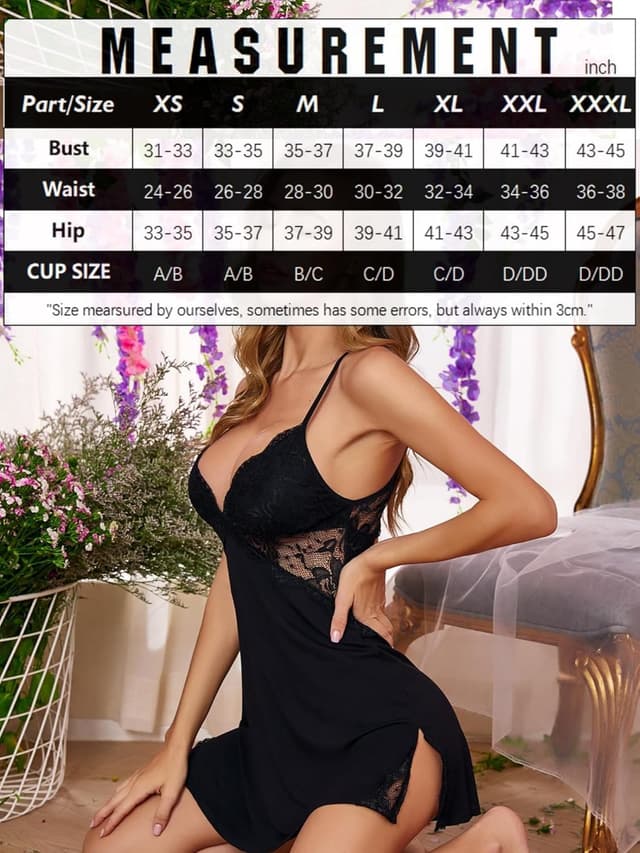 Thumbnail 5 de Avidlove Lingerie Babydoll in pizzo S