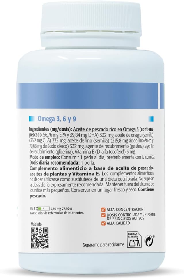 Thumbnail 1 de NutraBasic Omega 3-6-9 1000mg - 100 Perlas 🌱