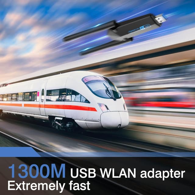 Detalle 2 de ElecMoga 1300Mbps USB WLAN Stick