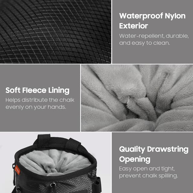 Thumbnail 3 de MoKo Climbing Chalk Bag with Brush