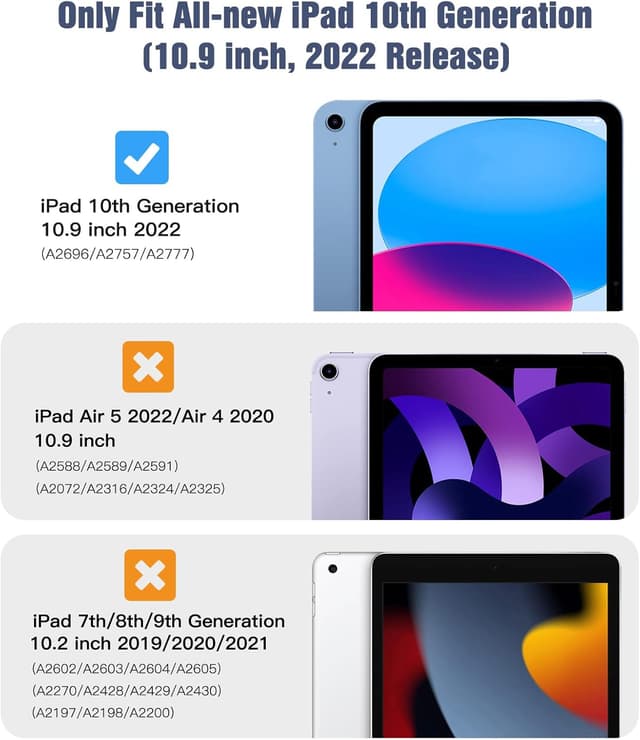 Thumbnail 1 de TiMOVO Case for iPad 11 Inch Slim Stand Cover