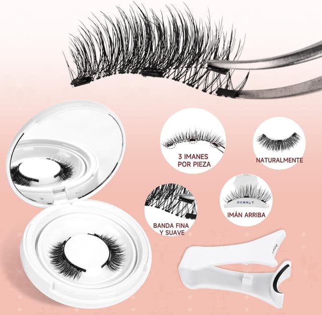 Thumbnail 4 de Higu Clace Pestañas Magnéticas Set A 🎀