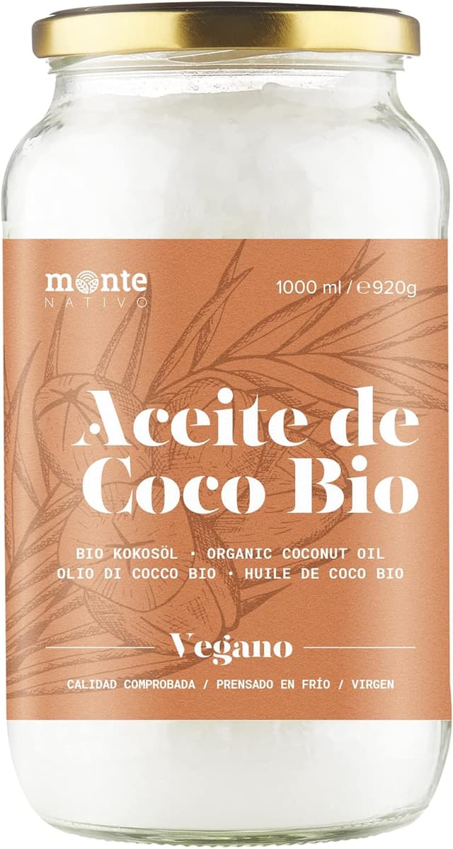 Detalle de MonteNativo Aceite de Coco Orgánico 1000 ml