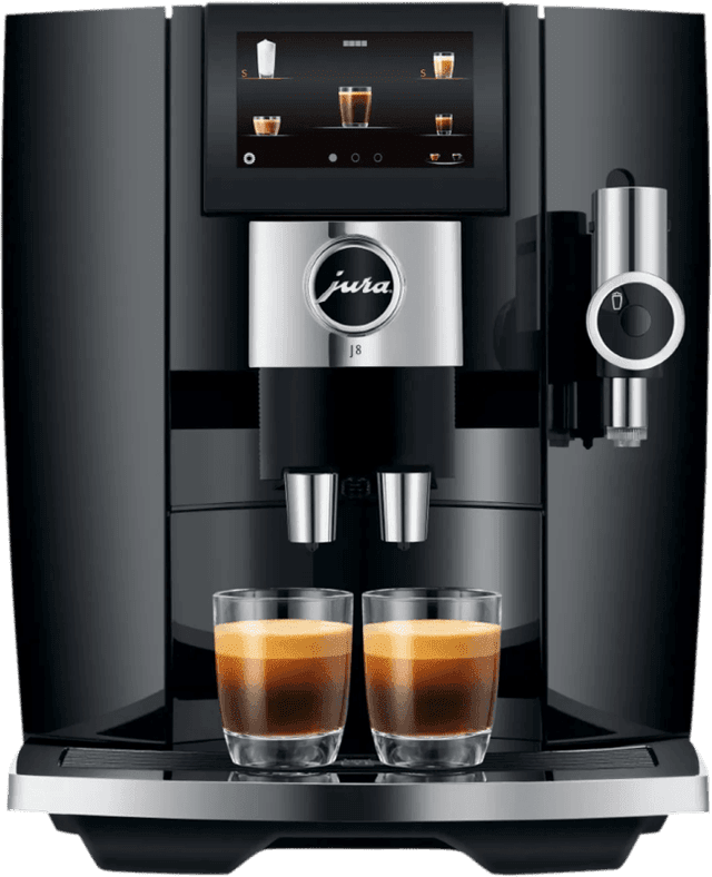 Imagen de Jura J8 Piano Black Vollautomat 23 Spezialitäten en OfertitasTOP