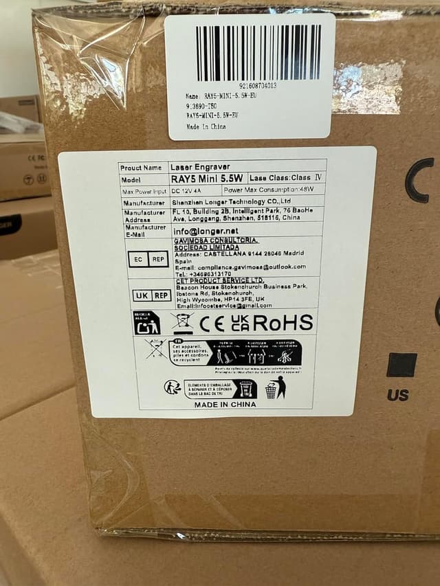 Thumbnail 1 de LONGER Ray5 Mini Laser Engraver 5,5W