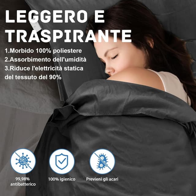 Detalle de JAICOM sacco lenzuolo 220x90 cm ultraleggero