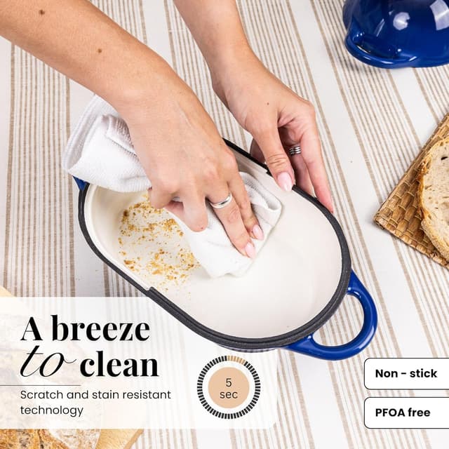 Detalle 2 de Nuovva Sourdough Dutch Oven 4 qt loaf pot