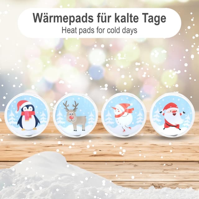 Thumbnail 1 de COM-FOUR® 4x scaldamani riutilizzabili 10 cm