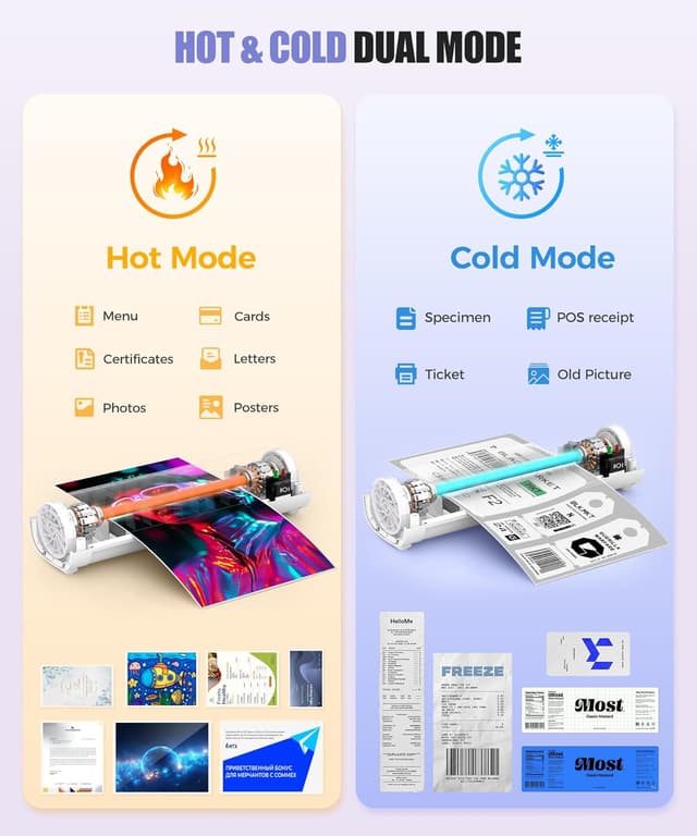 Detalle 2 de 9 Inch Portable Laminator 40 Sheets