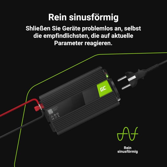 Thumbnail 1 de Green Cell 300W Wechselrichter 12V auf 230V 🔌