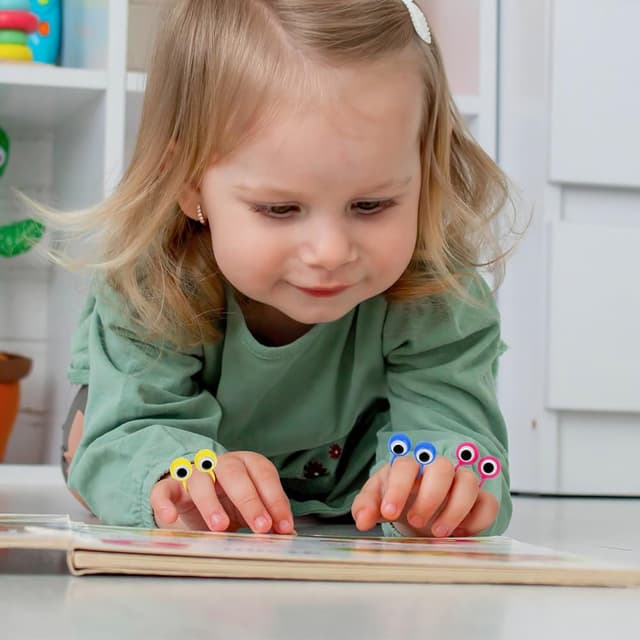 Thumbnail 6 de Aolso 50PCS Marionnettes à Doigt multicolores