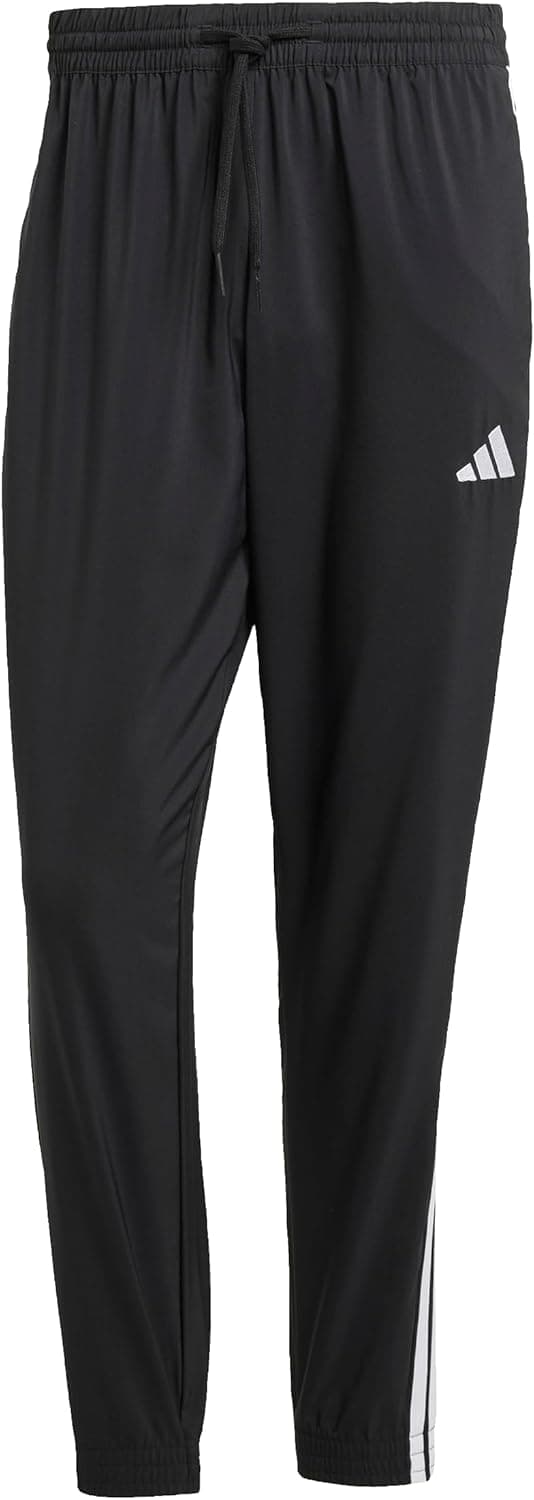 Detalle de Adidas Essential Three Stripes Woven Pant pour homme – pantalon de survêtement tissé à trois bandes