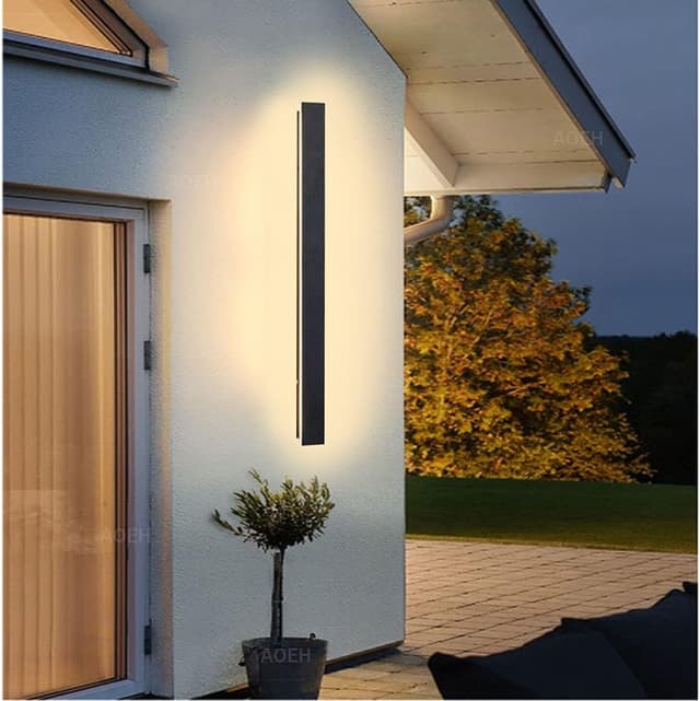 Detalle de Outdoor LED wall light 12W IP65, 30cm