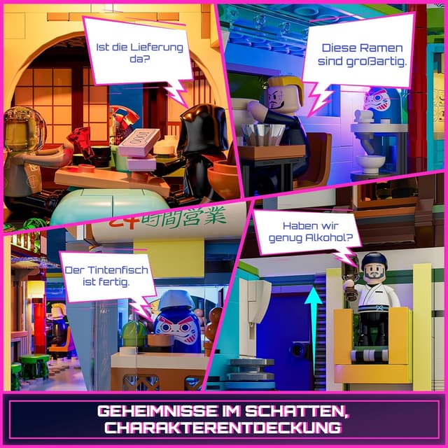 Thumbnail 3 de FUNWHOLE Cyberpunk Izakaya 1987 Teile 🧩