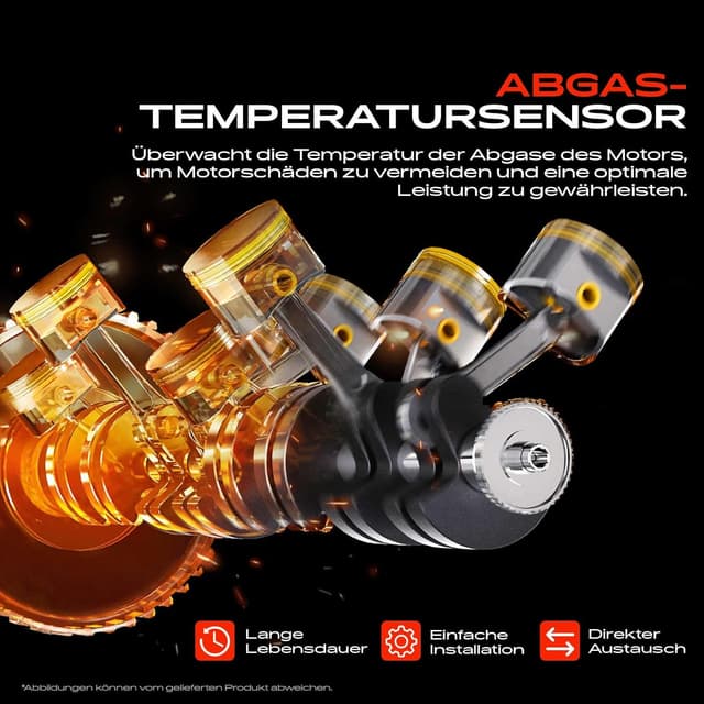 Detalle de Abgastemperatur Sensor vor Turbolader 2-polig für Mercedes 1.8/2.1/3.0 Diesel (2011–2018) – 0081533728