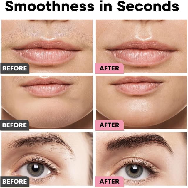 Thumbnail 4 de VG VOGCREST Eyebrow Facial Trimmer 2‑in‑1 rechargeable facial razor 🎀