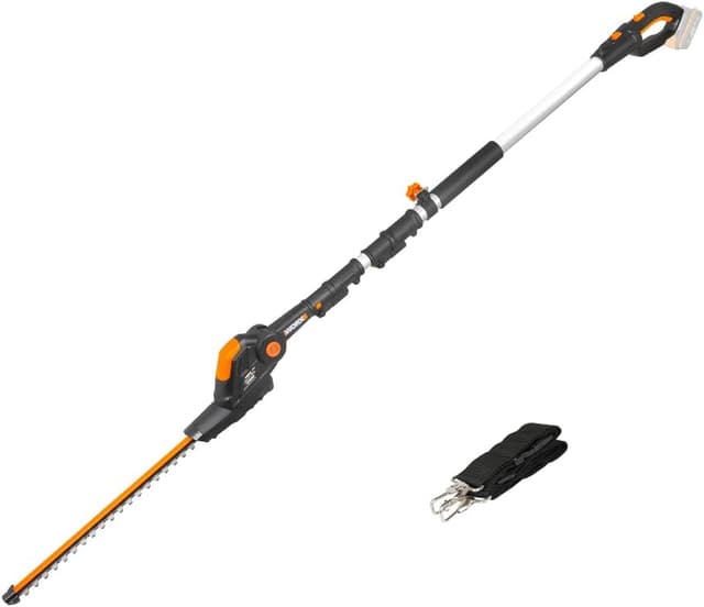 Detalle de WORX WG252E.9 20V Cordless Pole Hedge Trimmer (45cm) with Reach up to 2.8m