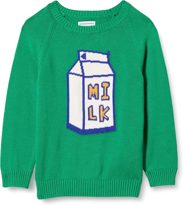 Detalle de Cotton crewneck sweater for boys, relaxed fit