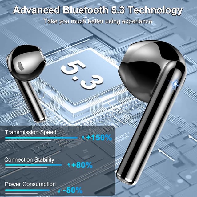 Thumbnail 1 de Motost 2026 Cuffie Bluetooth In Ear con Bluetooth 5.4, 4 microfoni ENC e cancellazione rumore IP7