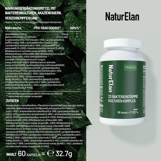 Detalle 2 de Probio 23 Kulturen Komplex 200 Mrd KbE/g 🩺