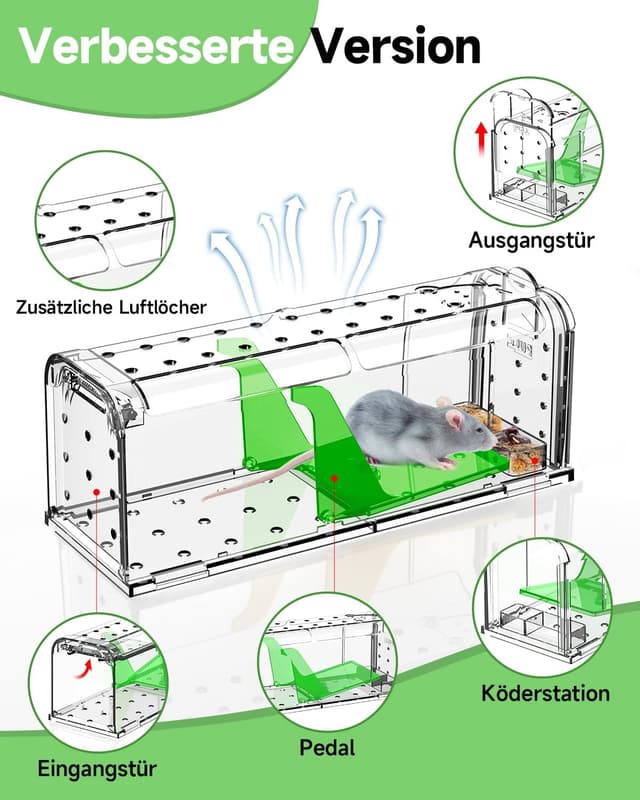 Thumbnail 2 de Lebendfalle Maus 2er Set Hochsensibel