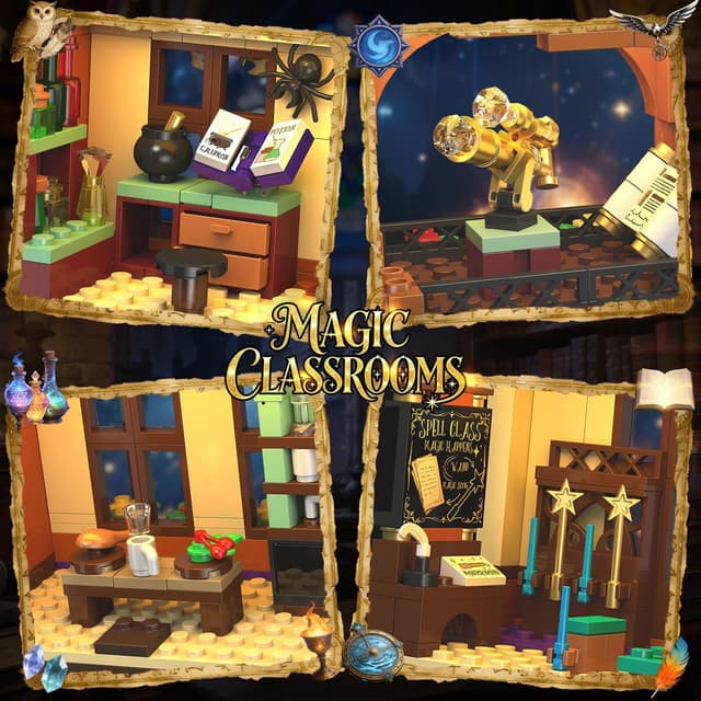 Detalle 2 de IN S OON Zauberschule Bauset mit Licht 1960