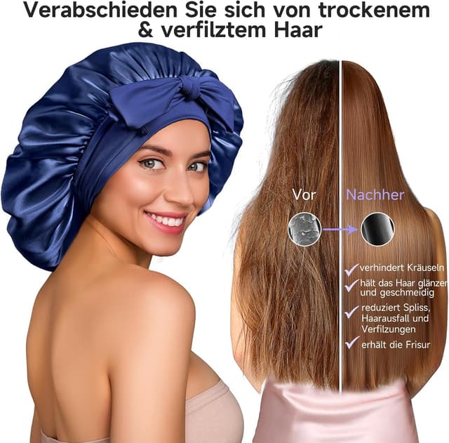 Detalle 2 de Umisleep Schlafmütze aus Maulbeerseide 22 Momme