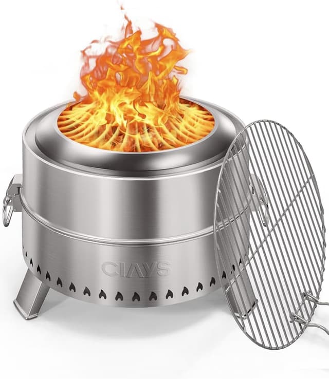 Imagen de CIAYS Smokeless Firepit 19" portable fire pit en OfertitasTOP