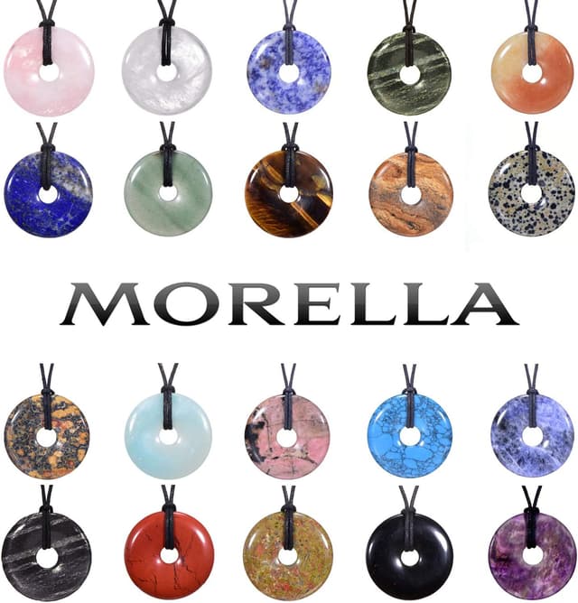 Thumbnail 4 de Morella Collana donna 80 cm con pendente Donut Ø 3,8 cm
