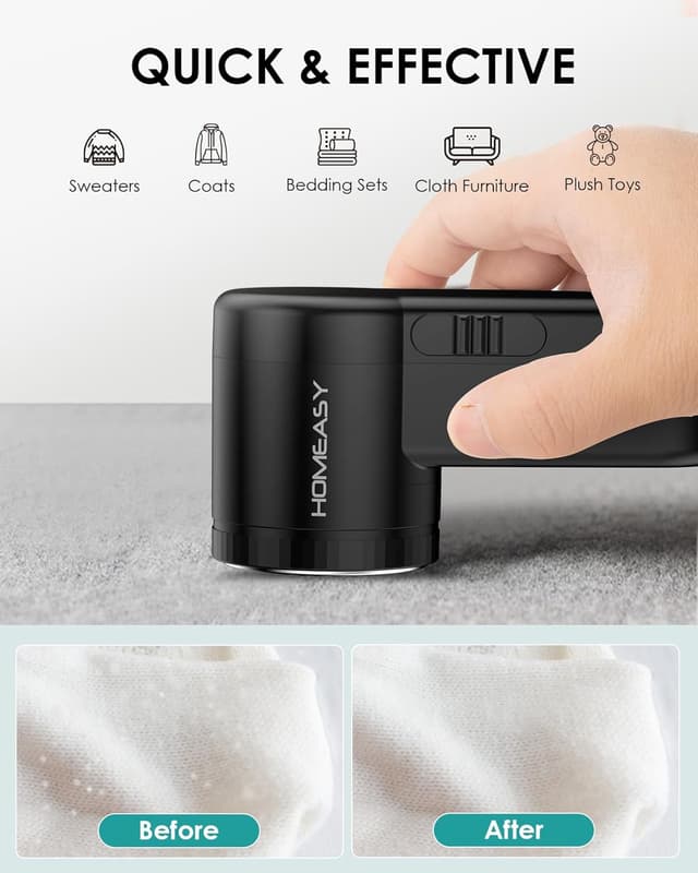 Thumbnail 1 de HOMEASY Fabric Shaver 2-speed lint remover