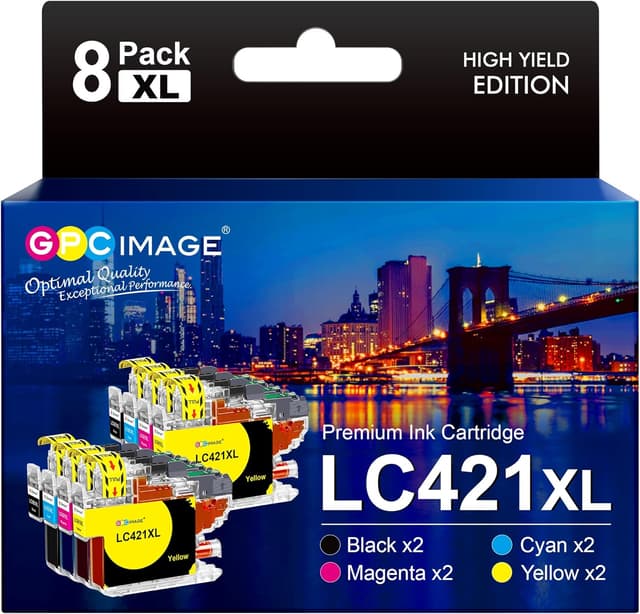 Detalle de GPC IMAGE LC421XL, 8 cartucce Brother