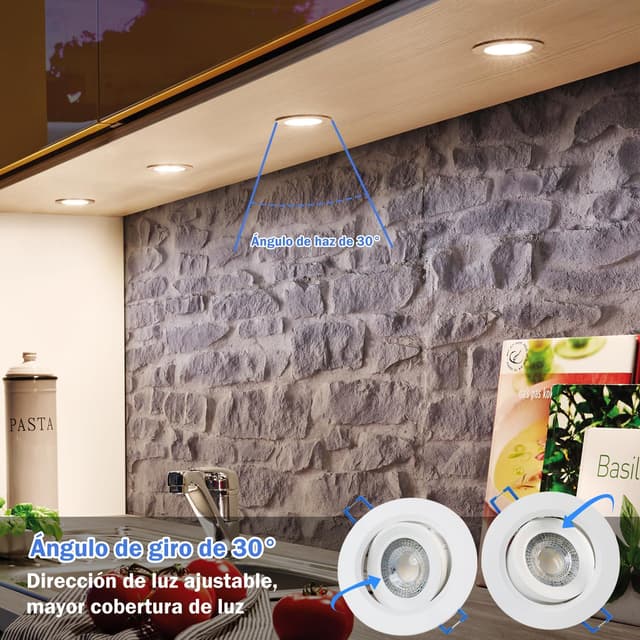 Thumbnail 3 de Heromind 6 Downlight LED Empotrable 5W ⬜ Orientable