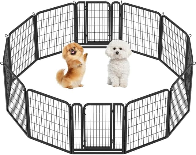 Imagen de Yaheetech vallas para perros 12 piezas 80 cm en OfertitasTOP