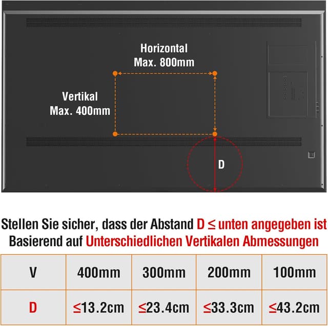 Thumbnail 6 de Universal TV-Ständer ELIVED EV2005 für 27–55 Zoll