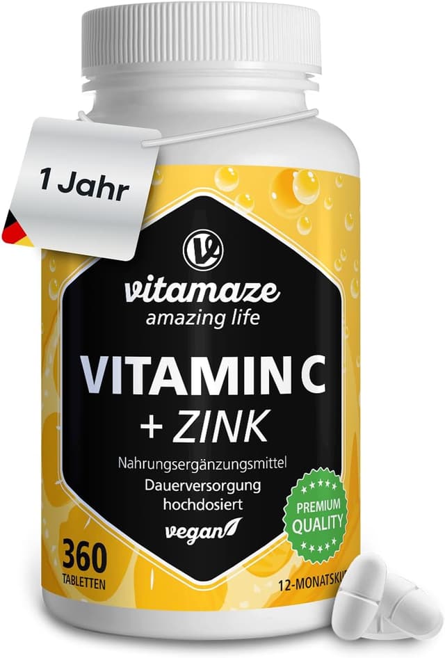 Detalle de Vitamin C Zink 1000 mg, 360 Tabletten