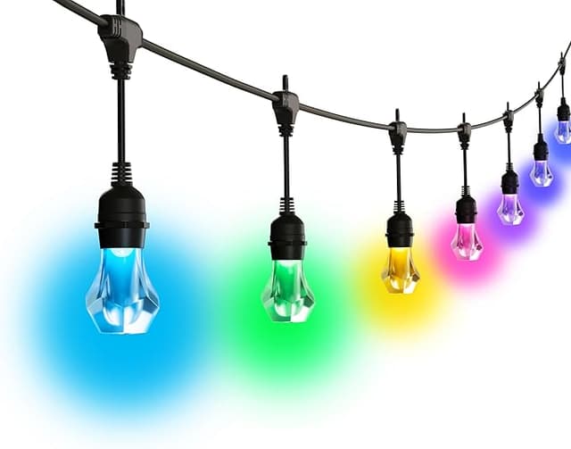 Detalle de Nanoleaf Matter Essentials 🌟 Guirnalda LED Exterior 15M IP65